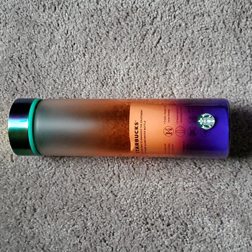 Starbucks Ombre Glass Bottle